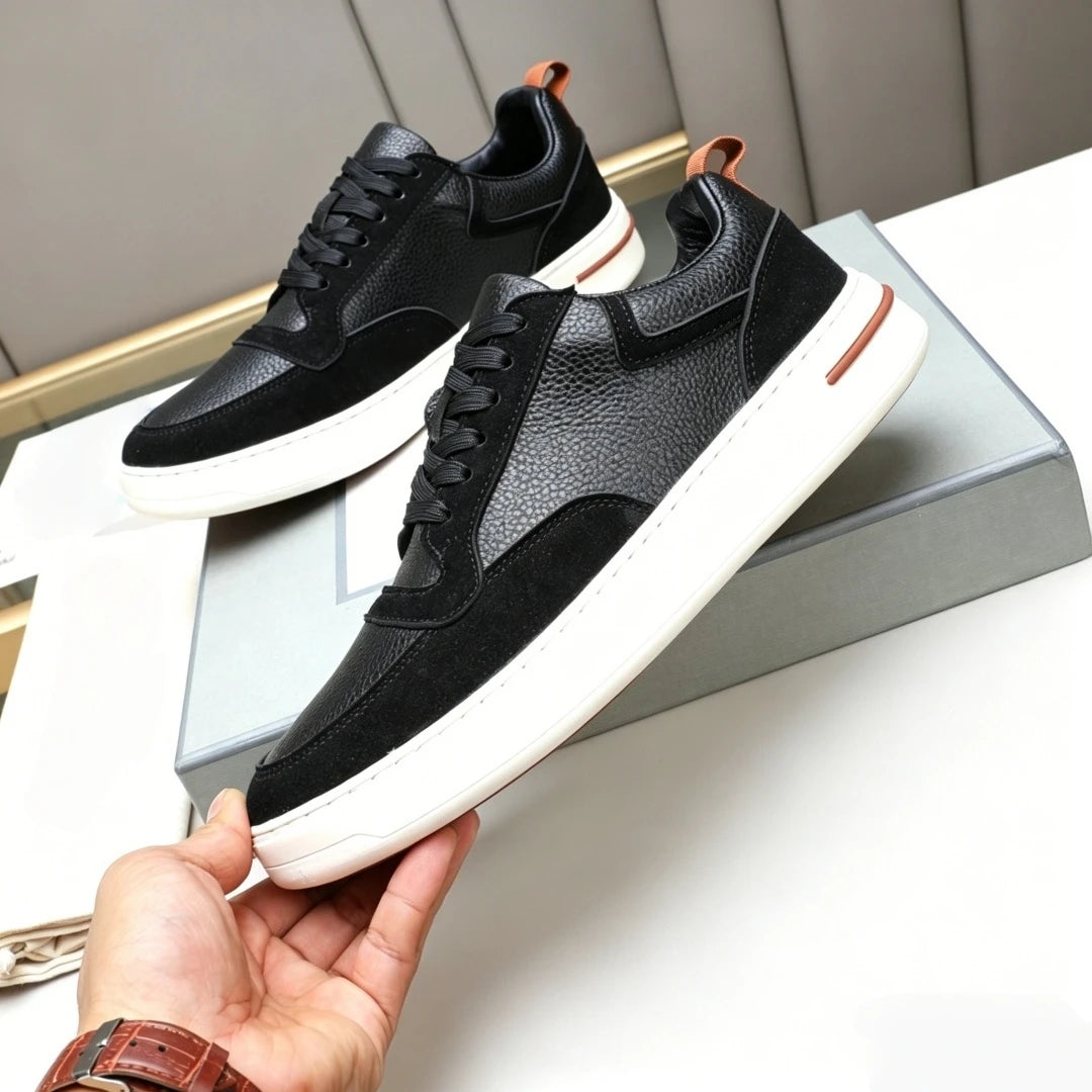 Sneakers Luxe Artisanales Homme Cuir Suède Laine – CLEVI Paris