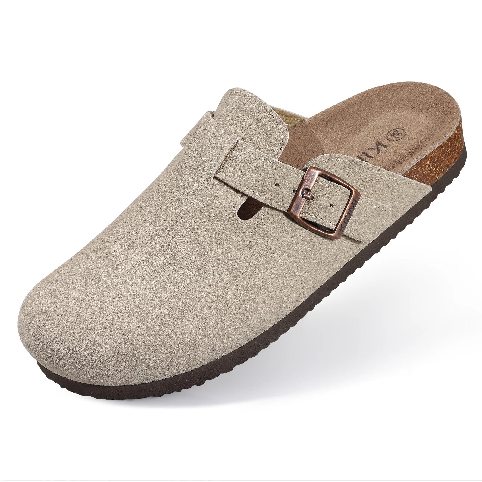 Mules Clogs Daim & Liège Style Britannique | Mixte EU 36-46 Multicolore