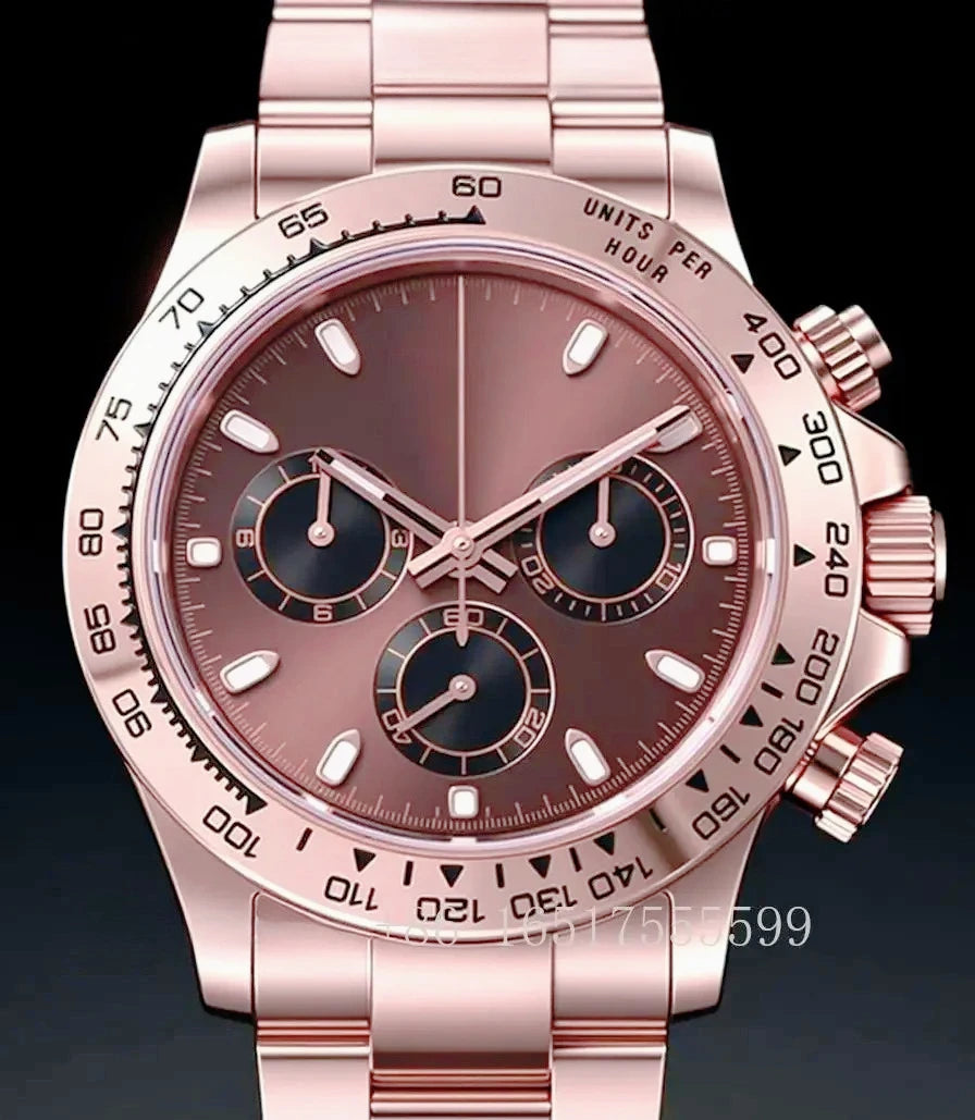 Montre Automatique Homme Acier Inoxydable 904L Calendrier Lumineuse – CLEVI Paris