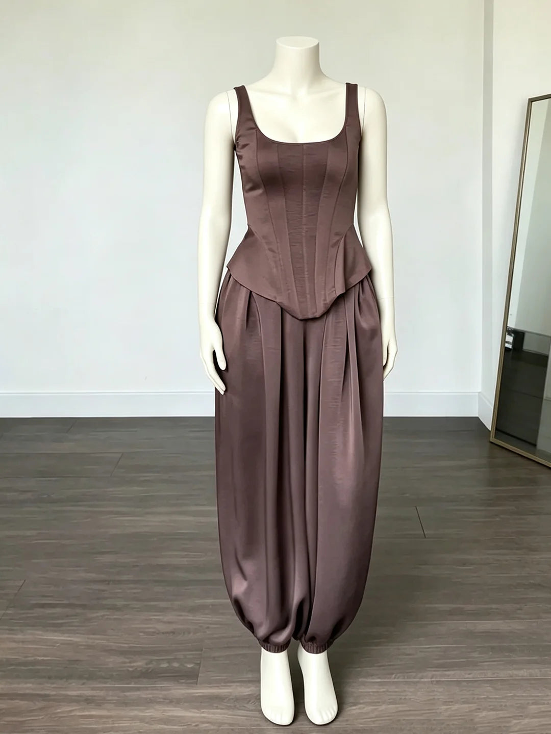 Ensemble débardeur et pantalon large – CLEVI Paris