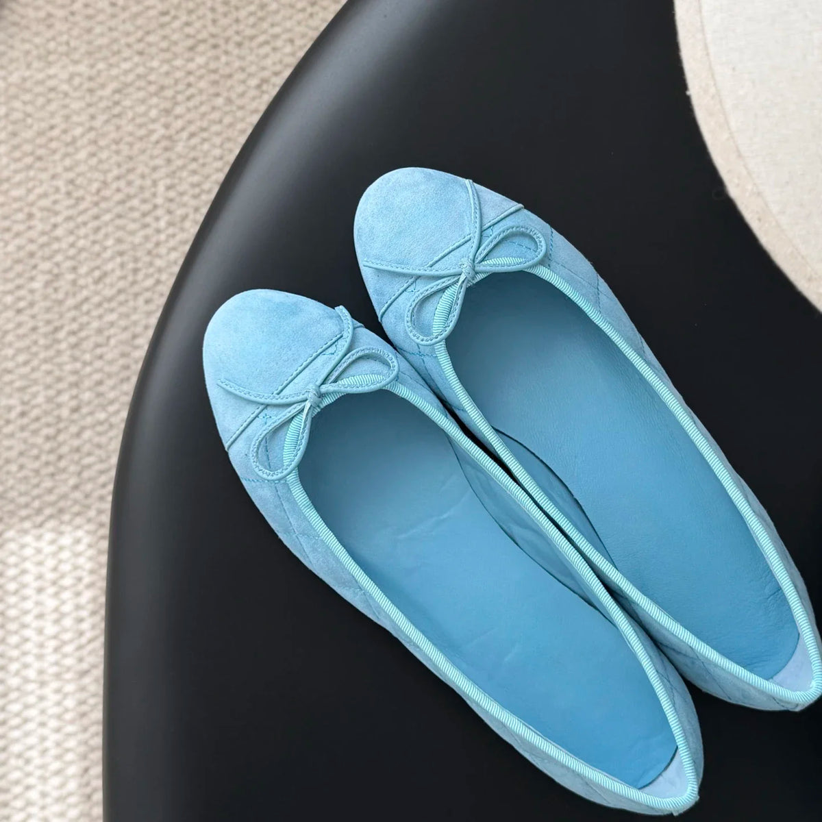 Ballerines femme en cuir à nœud – CLEVI Paris