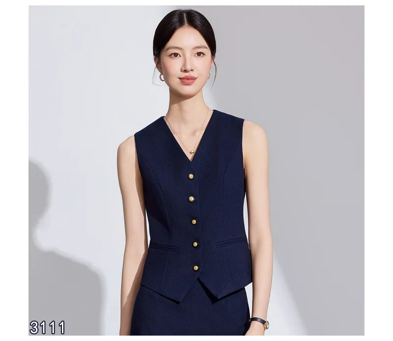 Ensemble Tailleur Femme Professionnel Bureau Manches Longues 8 Coloris – CLEVI Paris