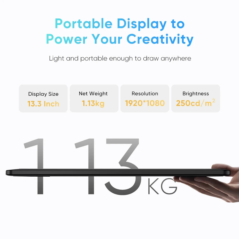 Tablette Graphique Écran XPPen Artist 13.3 Pro V2 Stylet 16K Niveaux – CLEVI Paris