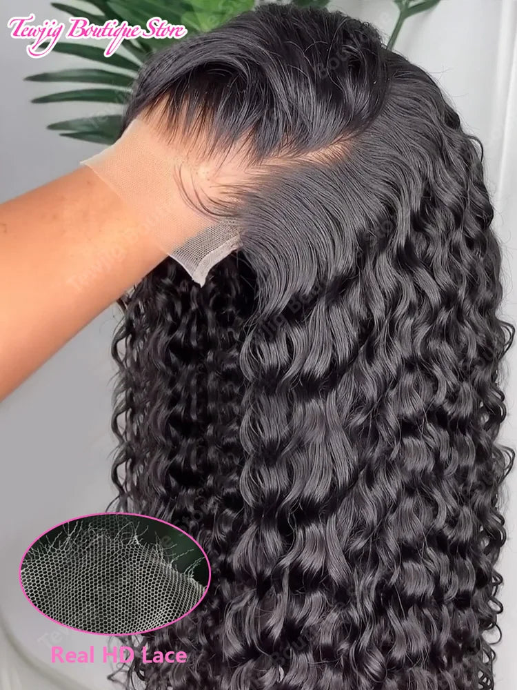Perruque Deep Wave, cheveux humains – CLEVI Paris
