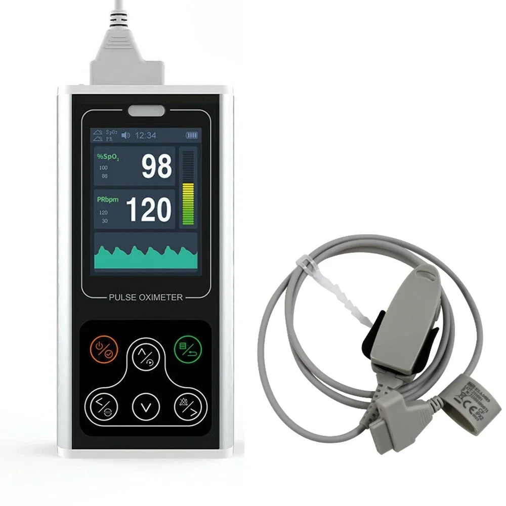Oxymètre Portable Contec CMS60D1 Écran 2,8" SpO2 24h Sonde Adulte Enfant Néo – CLEVI Paris