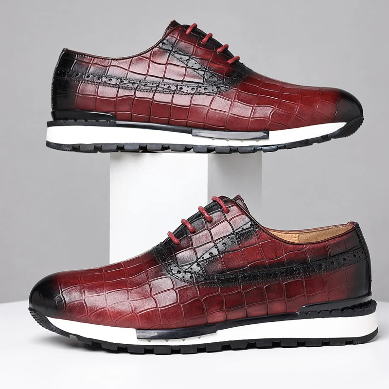 Chaussures Cuir Véritable Homme | Oxford Lacets Imperméable Outdoor