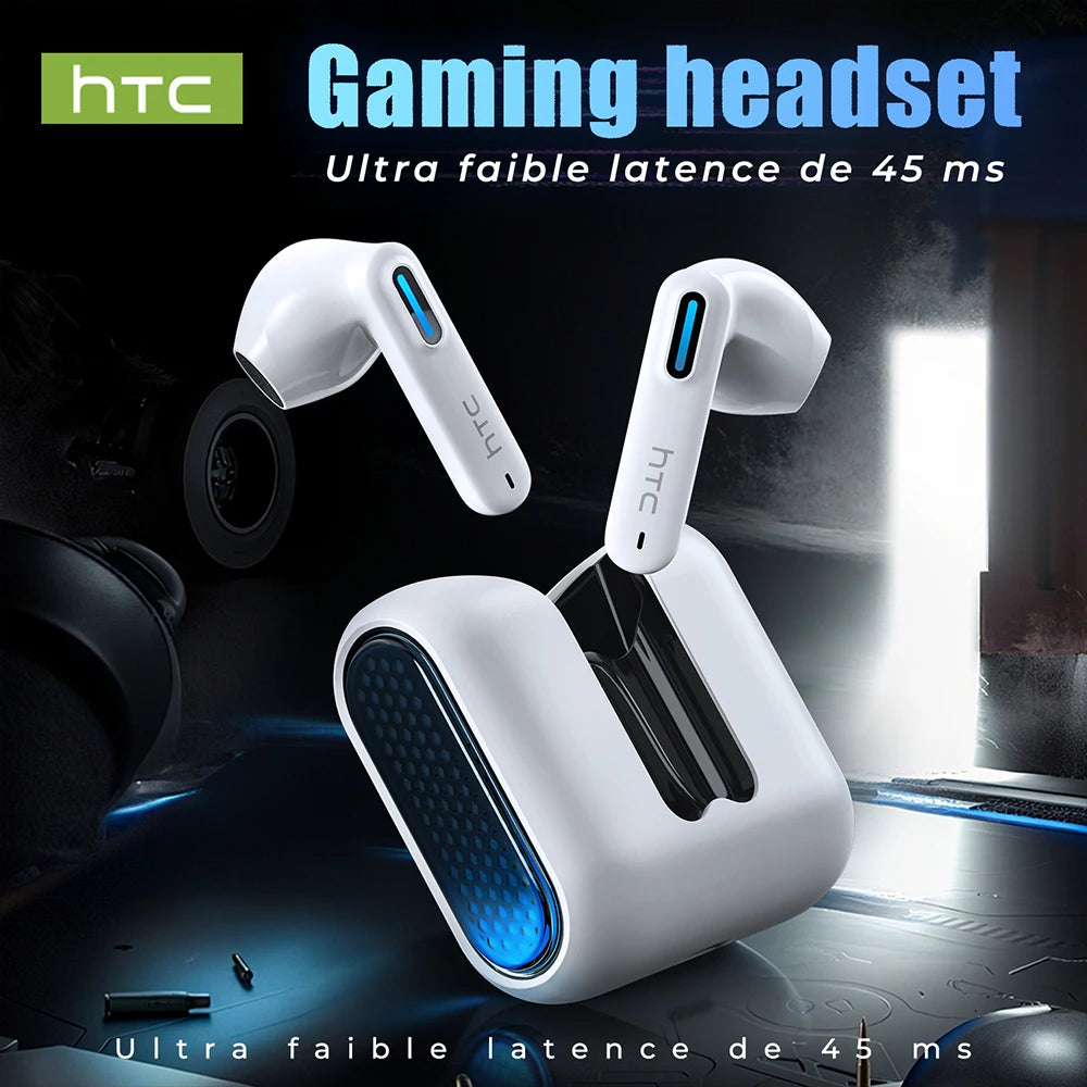HTC NE49 Écouteurs Traducteur IA Bluetooth TWS – CLEVI Paris