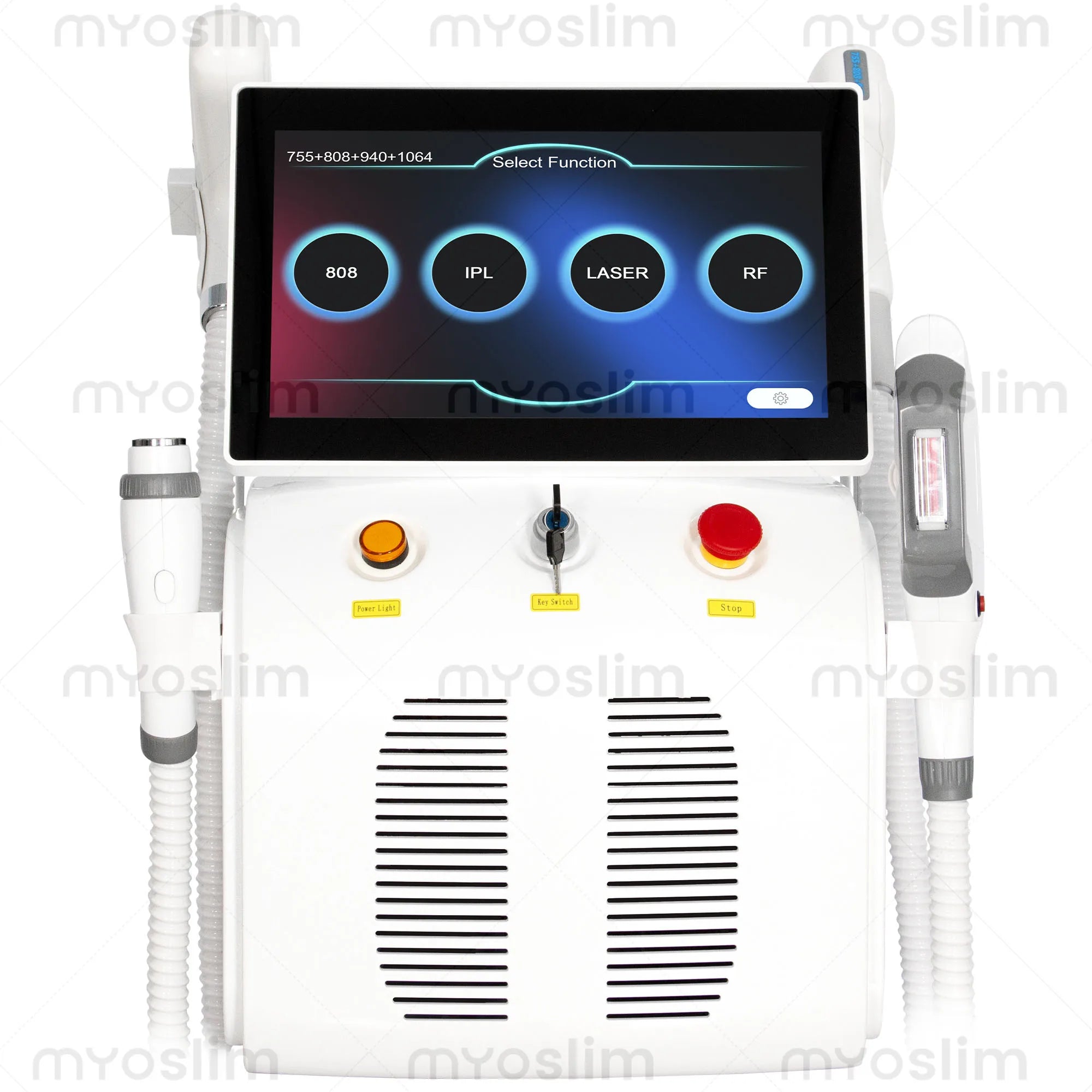 Machine 4-en-1 Laser Diode FAC 5000W 755/808/940/1064nm + Picoseconde + IPL + RF Épilation Détatouage Lifting – CLEVI Paris
