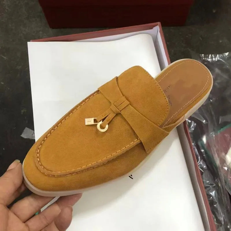 Mocassins Femme Cuir Véritable Loafers Confort Slip-On Casual EU 35-47 – CLEVI Paris