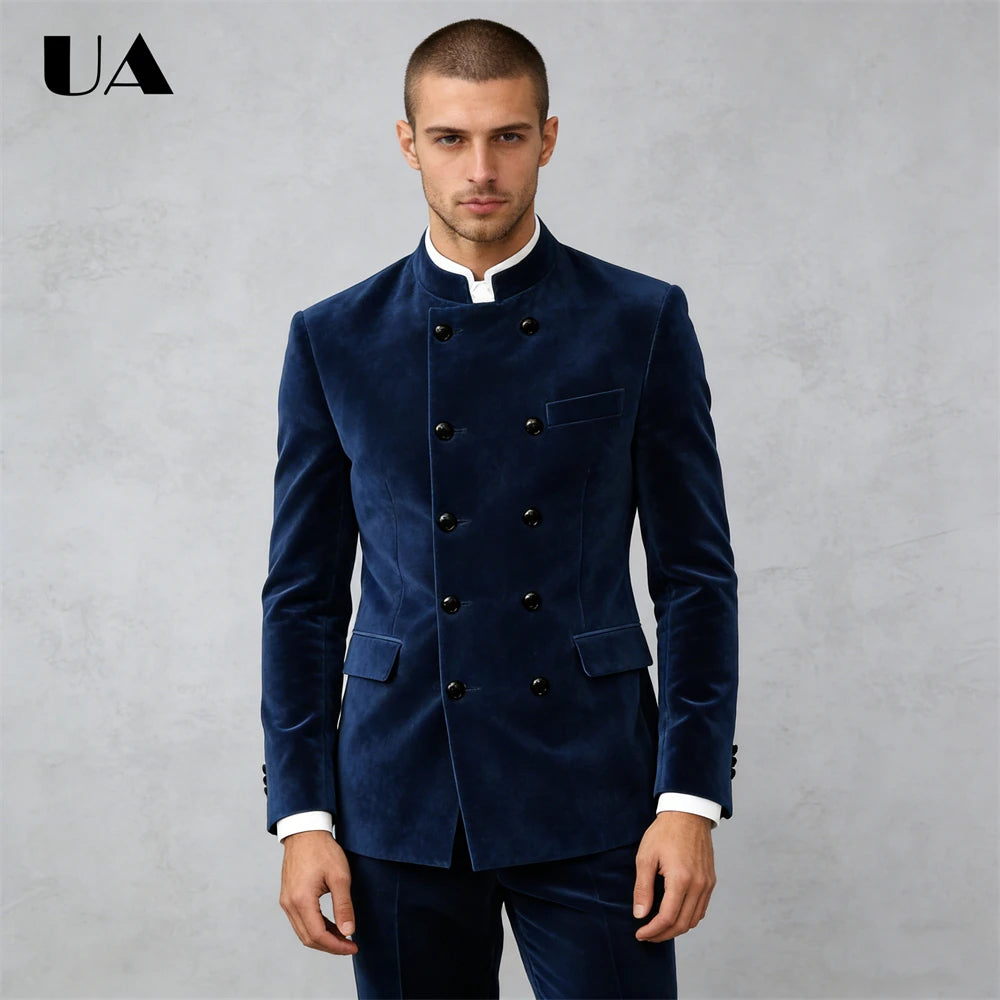 Costume Homme Croisé Coupe Moderne – CLEVI