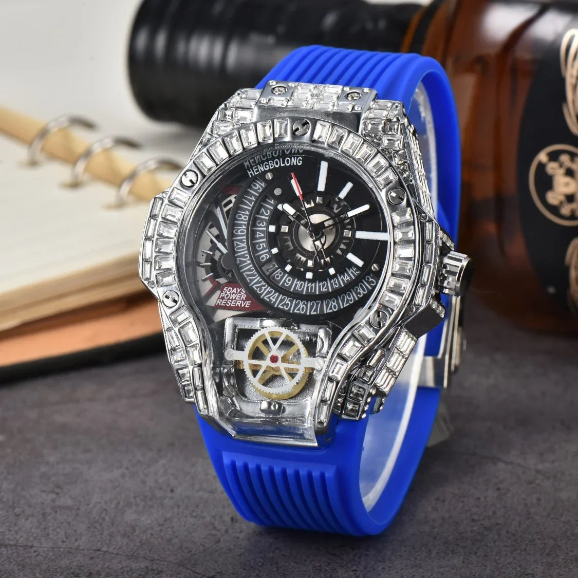 STARPERISH W01 Montre Homme Automatique Japonais Acier Inox Verre Hardlex Lumineux 3 ATM 21 Coloris – CLEVI Paris