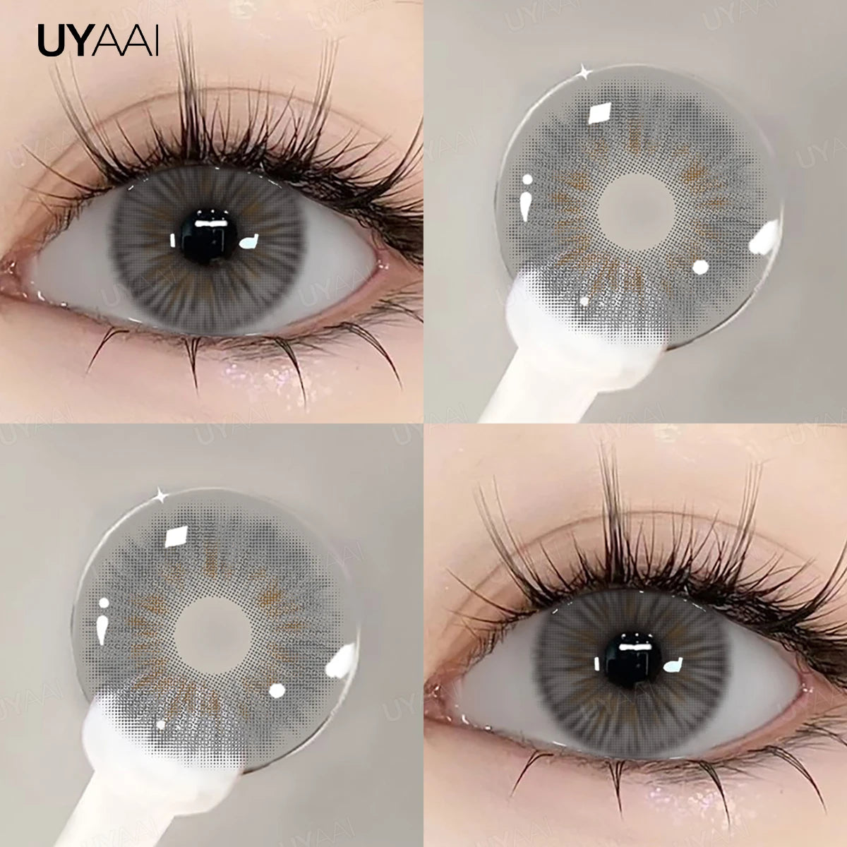 Lentilles de Couleur UYAAI Annuelles 10 Coloris Naturels Maquillage Cosplay – CLEVI Paris