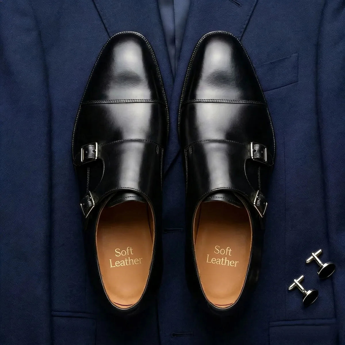 Oxfords Cuir Monk Strap Homme – CLEVI Paris