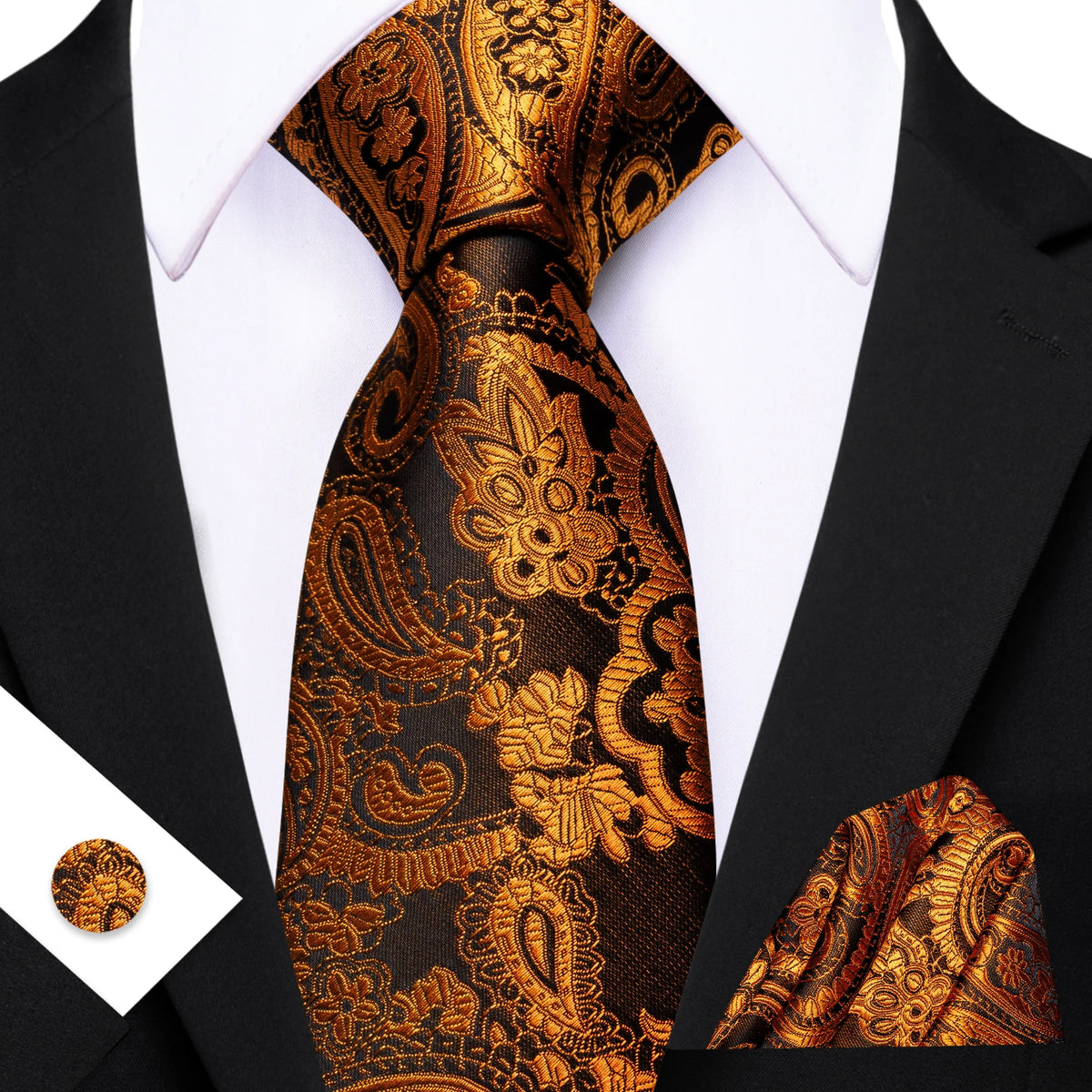 Ensemble cravate homme floral – CLEVI Paris