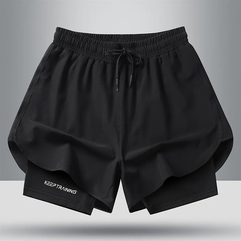 Short de Sport Séchage Rapide Homme | Polyester, Taille Élastique, Gym & Running – CLEVI Paris