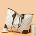 Sac Cabas Femme Grande Capacité Rétro PU – CLEVI Paris