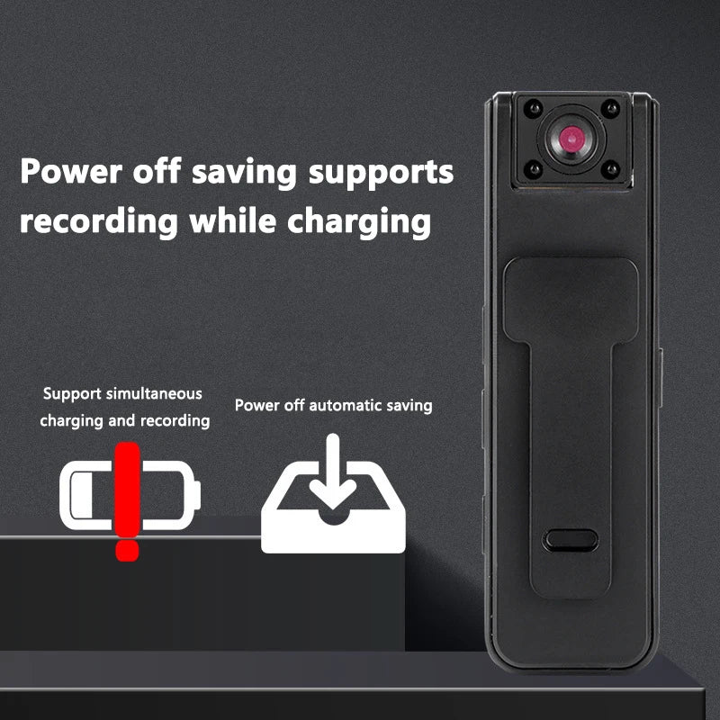Lenovo A9 Mini Caméra Sport 1080P HD — Vision Nocturne, WiFi, Étanche, Grand Angle 180° | CLEVI Paris
