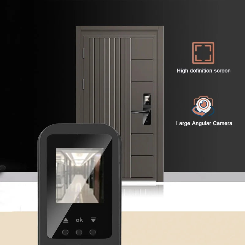 Serrure Connectée XSDTS F8 Judas HD Caméra Intercom WiFi Tuya – CLEVI Paris