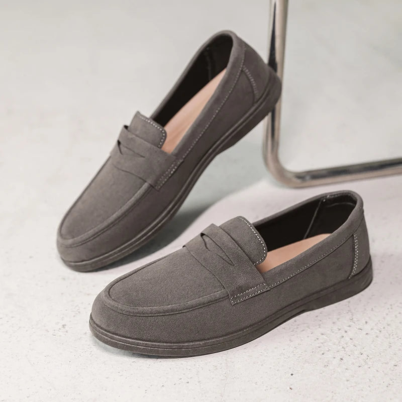 Mocassins Homme Slip-On Légers Respirants Semelle Caoutchouc – CLEVI Paris