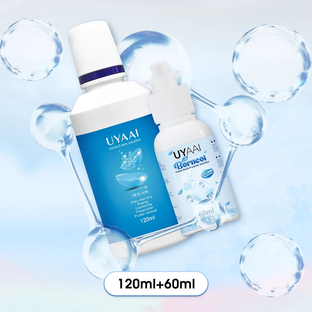 Solution Nettoyante pour Lentilles de Contact – 60ml / 120ml