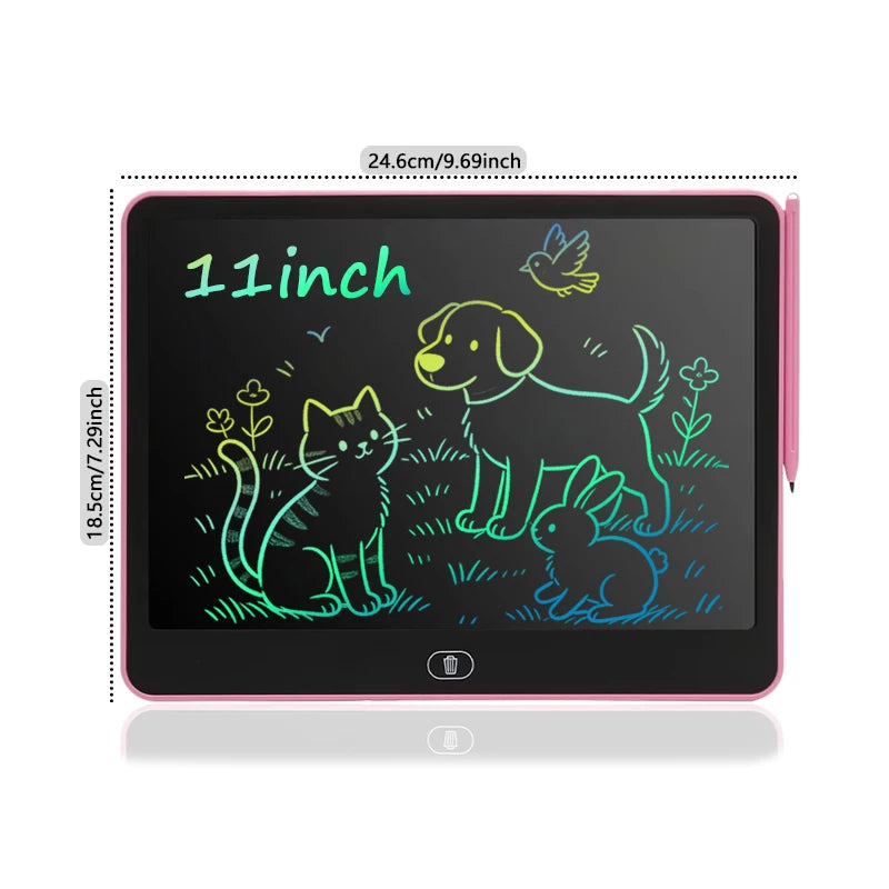 Tablette LCD Dessin Enfant – Ardoise Numérique Portable 8"/11"/13"/16" – Jouet Éducatif