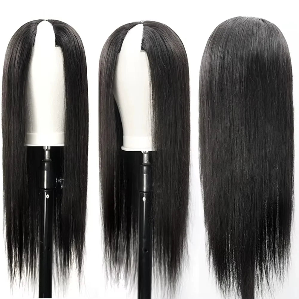 V-Part Wig Cheveux Humains Brésiliens — CLEVI Paris