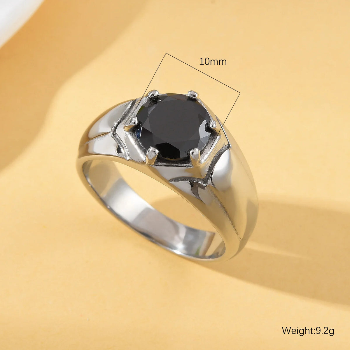 Bague Homme Géométrique en Acier Inoxydable – CLEVI Paris