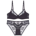 Ensemble Lingerie Dentelle Brodée Push-Up — Soutien-Gorge & Culotte | CLEVI Paris