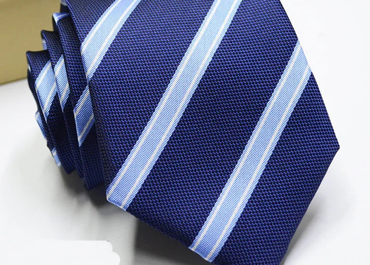 Cravate homme motifs variés 7–8 cm – CLEVI Paris
