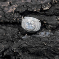 Bague Hip Hop Iced Out Zircon 5A – Cuivre Plaqué Argent ou Or 18K, Sertissage Griffe, Mixte, Tailles 7-11 – CLEVI Paris