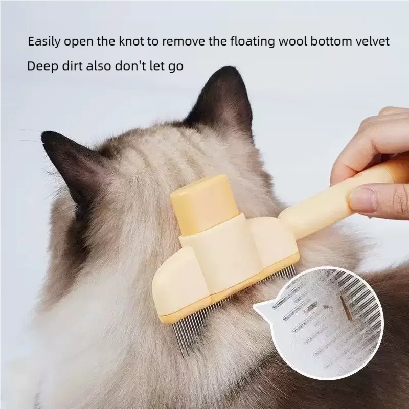 Peigne chien et chat autonettoyant – CLEVI Paris