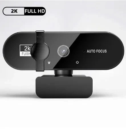 Webcam 4K Autofocus – Micro Intégré, USB, 30fps, Compatible PC & Mac, Visio & Streaming – CLEVI Paris