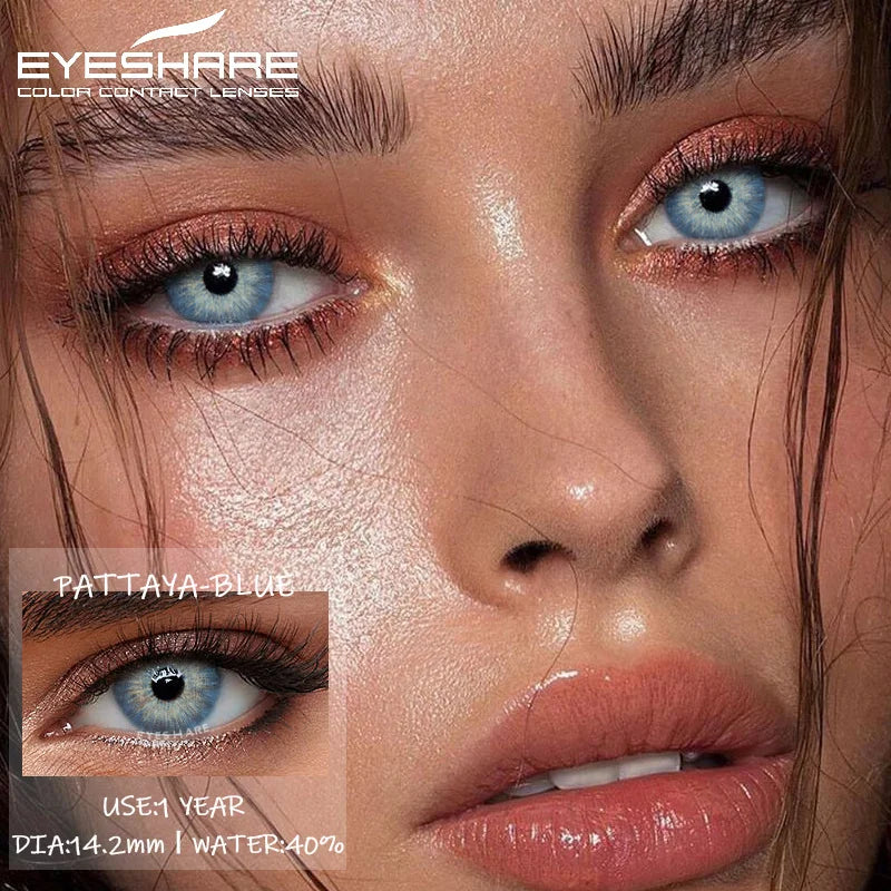 Lentilles de Contact Colorées EYESHARE | Usage Annuel Sans Correction | 15 Coloris | Maquillage & Quotidien – CLEVI Paris