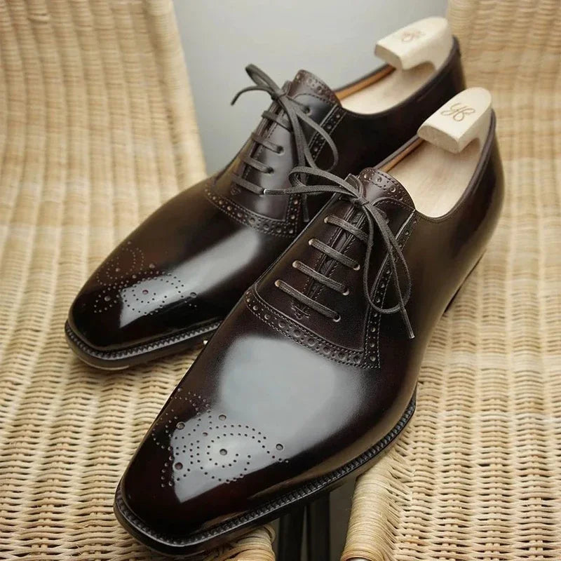 Chaussures Oxford Homme Élégantes – Lacets, Semelle Caoutchouc – CLEVI Paris