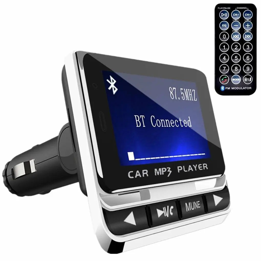 Émetteur FM Bluetooth Voiture – Lecteur MP3 Mains Libres Écran LCD Chargeur USB 12-24V – CLEVI Paris