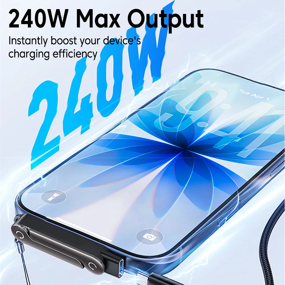 Adaptateur USB-C OTG 240W Support Pliable Lot 1 2 3 pcs – CLEVI Paris