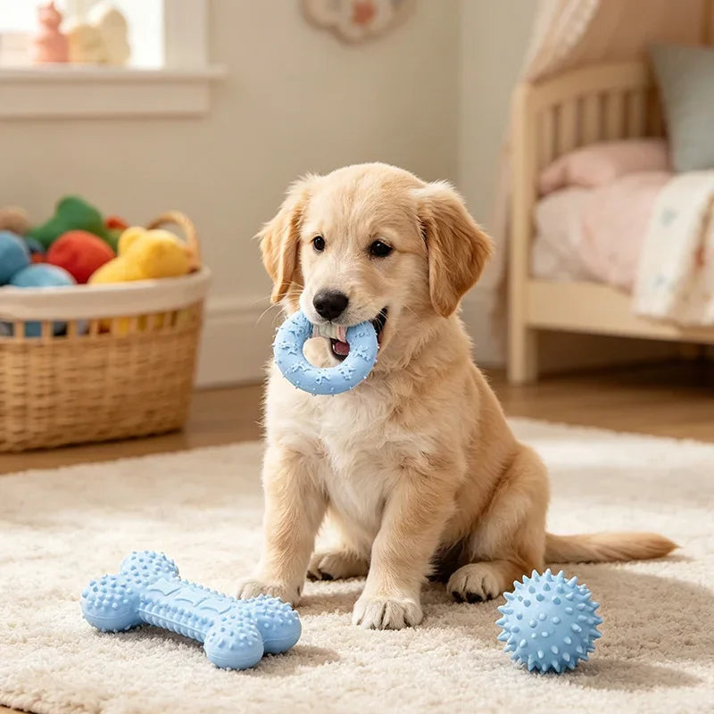 Jouets à mâcher pour chiot, lot de 3 – CLEVI Paris