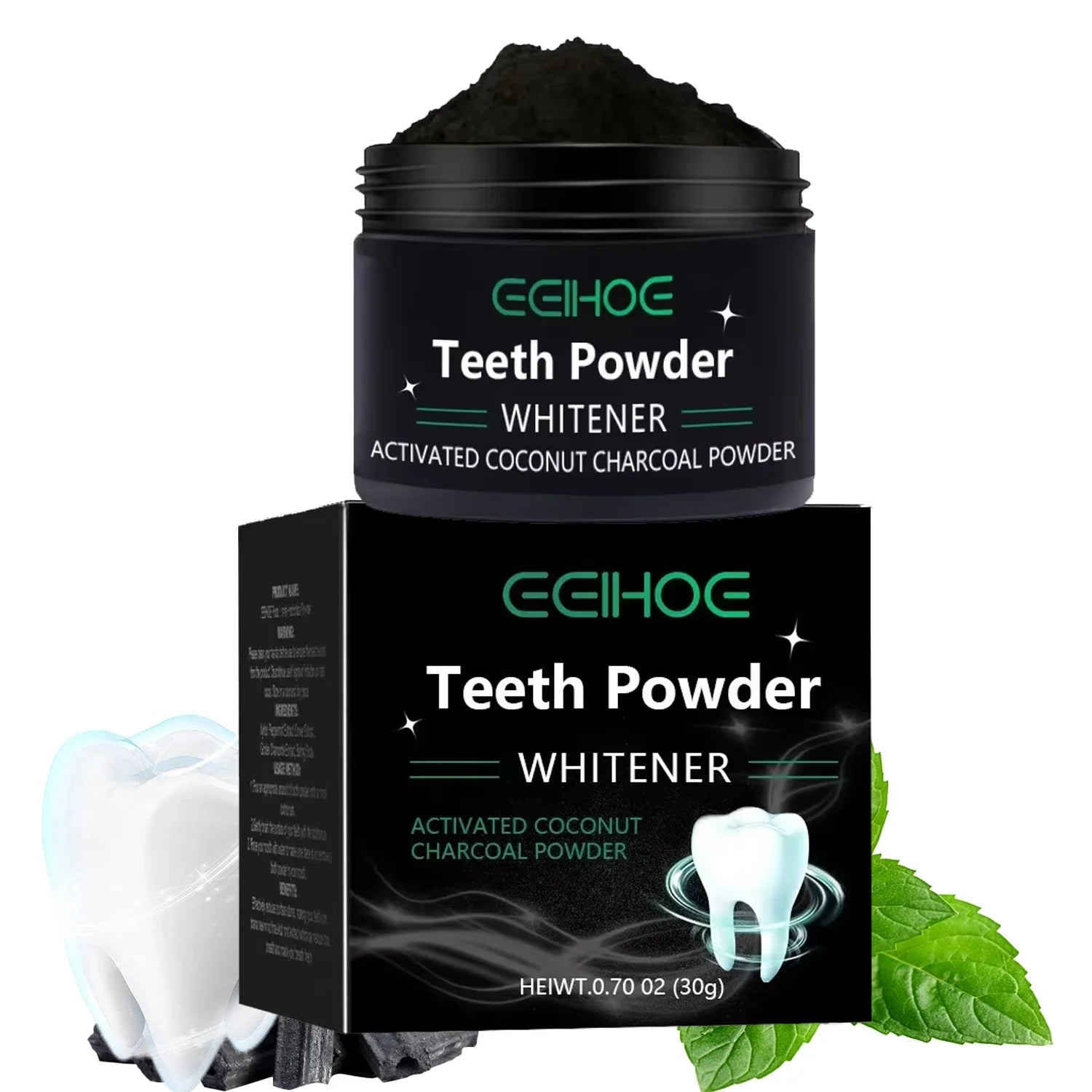 Poudre Dentifrice Blanchissante Naturelle | Nettoyage Profond & Haleine Fraîche | Homme & Femme – CLEVI Paris
