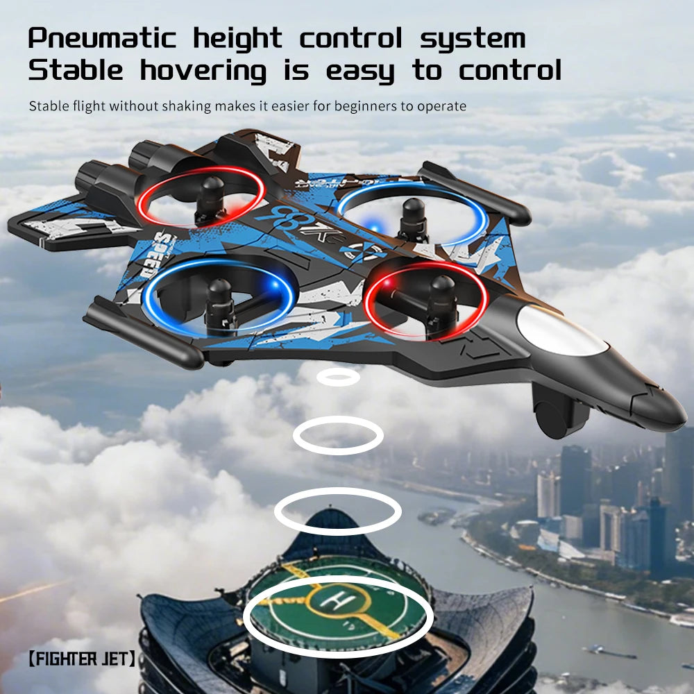 Mini Drone RC Mousse YL85/YL86 – WiFi 2,4G, Caméra, LED, Cascades 360°, Mode Sans Tête – CLEVI Paris