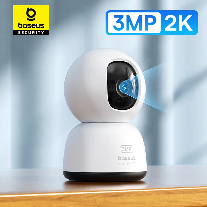 Caméra Intérieure Baseus P1 Lite 2K PTZ 360° IA Wi-Fi Alexa Google Home – CLEVI Paris