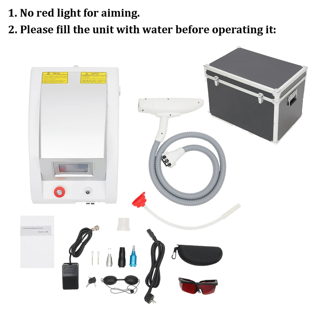Machine Laser Professionnelle Détatouage & Suppression Pigments | 3 Têtes 1064nm 532nm 310W – CLEVI Paris