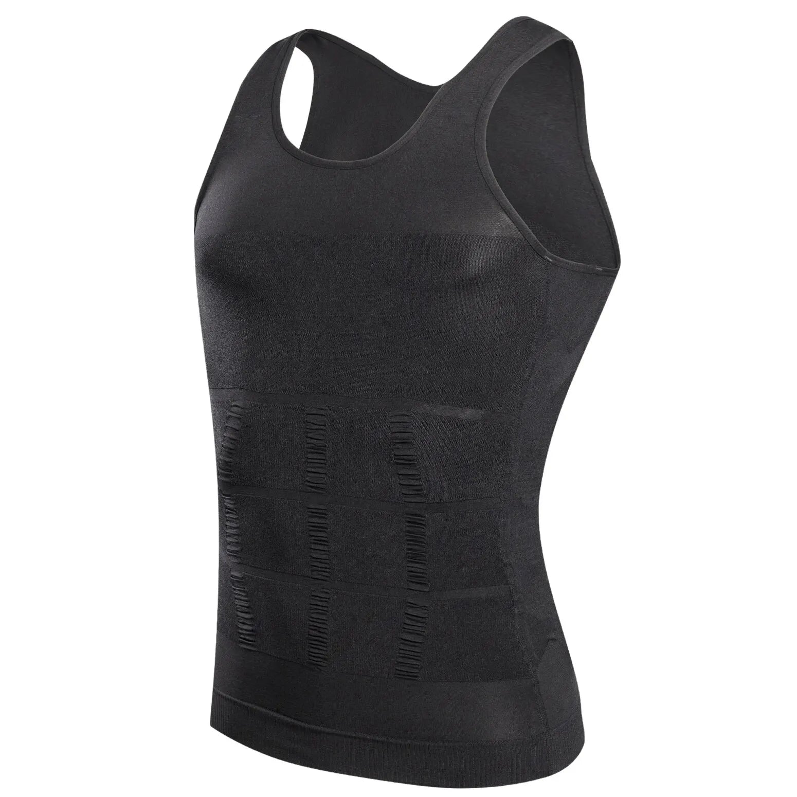 Débardeur Gainant Homme Sans Couture Compression Taille Ventre — CLEVI Paris
