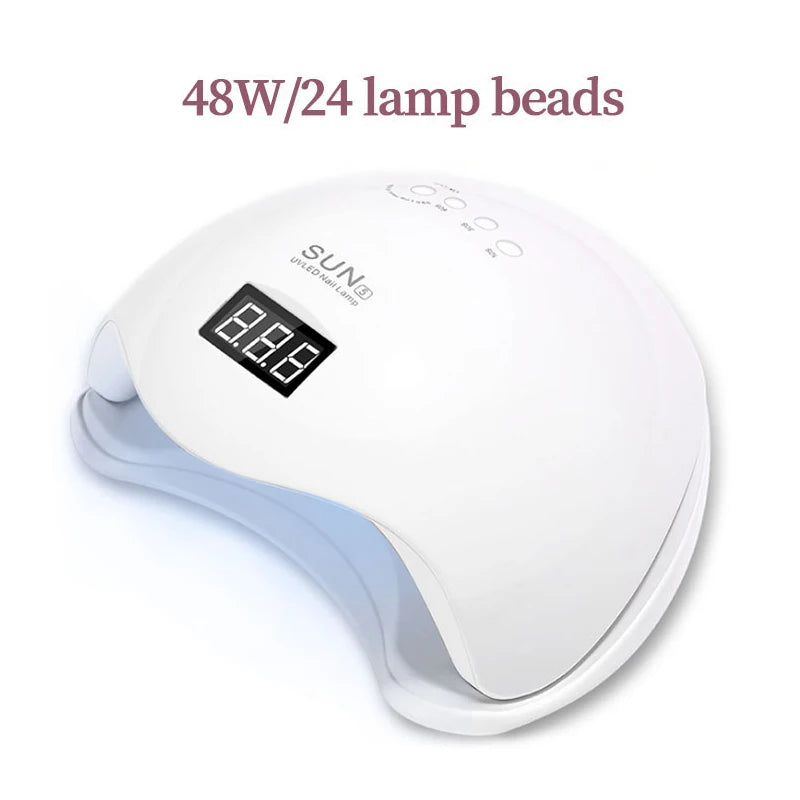 Lampe à ongles SUN5 48 W, 24 LED – CLEVI Paris