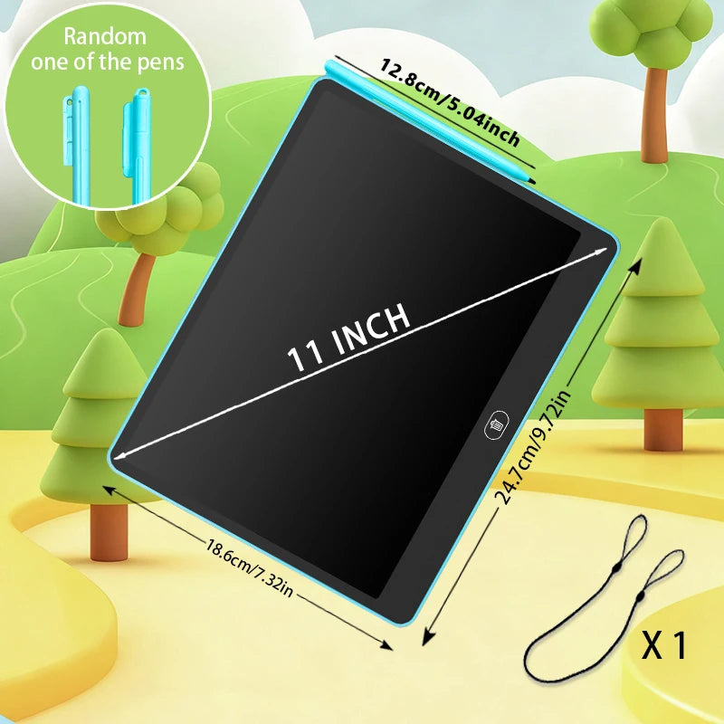 Ardoise LCD Enfant RSP Tablette Dessin Éducative 11/13/16 Pouces 3-8 Ans – CLEVI Paris
