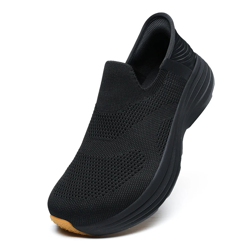 Sneakers Slip-On Unisexe – Respirantes Semelle Souple Confortables Marche Casual 2 Coloris Pointures 39–46 – CLEVI Paris