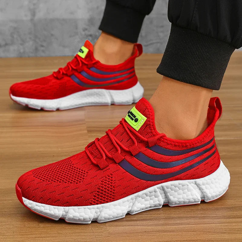 Baskets Unisexe Légères Respirantes – Semelle Antidérapante TPR Running Marche Sport Casual Pointures 36–46 – CLEVI Paris