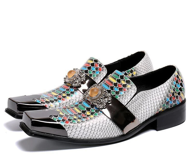 Oxfords Homme Bout Métal Doré – CLEVI Paris