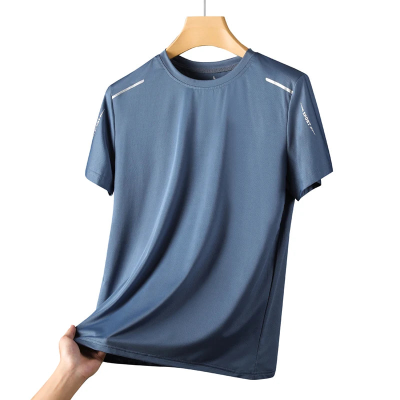 T-shirt Running Homme Manches Courtes Polyester | Séchage Rapide, Randonnée & Sport, 6 Coloris, Tailles M à 5XL – CLEVI Paris