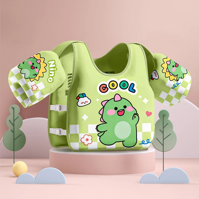 Gilet de Natation Flottant Enfant – Brassards Mousse Sans Gonflage – Apprentissage Natation Dès 6 Ans