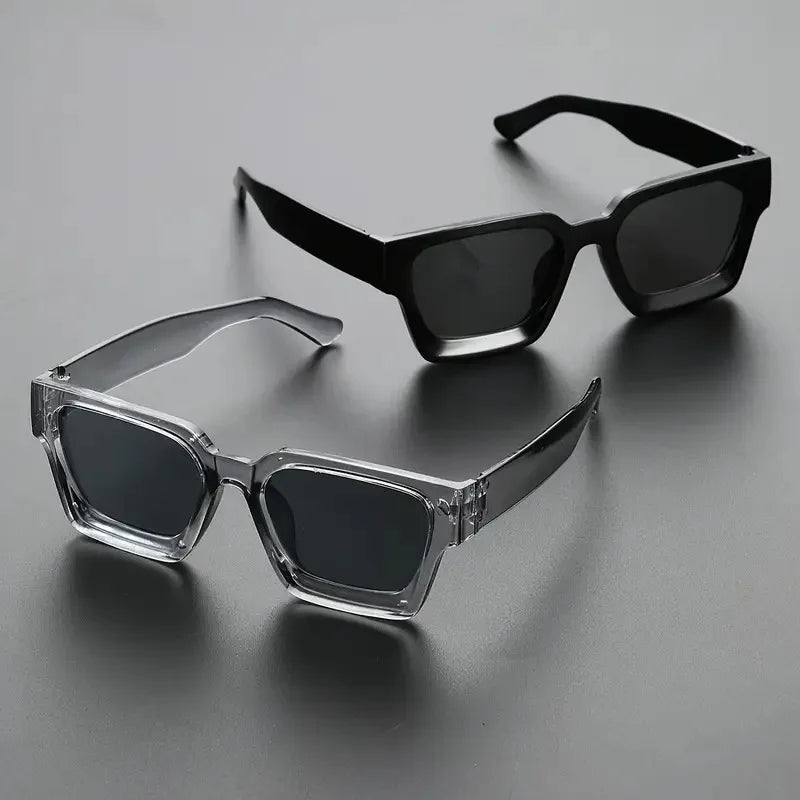 Lunettes de Soleil Carrées Mode Femme – Monture Plastique UV400 Plage Conduite Photo – CLEVI Paris